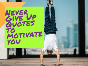 Read more about the article List of Never Give Up Quotes to Motivate You
