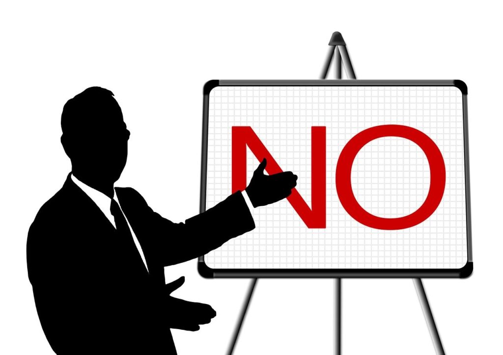 art of saying no